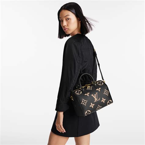 louis vuitton empreinte speedy bandouliere mastic|Speedy Bandoulière 25 Bicolor Monogram Empreinte Leather .